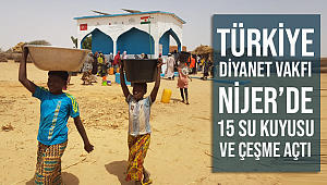 Türkiye Diyanet Vakfından Nijer’de 15 su kuyusu açtı.