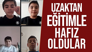 Uzaktan Eğitimlerle Hafız oldular