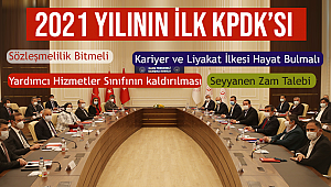 2021 Yılının İlk KPDK’sı Gerçekleştirildi