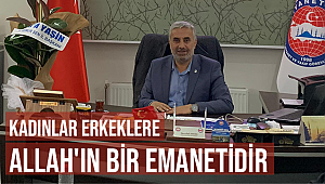 Başkan ARVAS dan 8 Mart Dünya Kadınlar günü mesajı