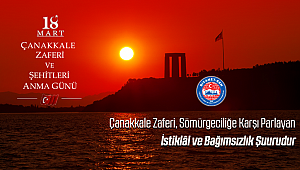 Diyanet-Sen den Çanakkale Zaferi yıl dönümünü Mesajı