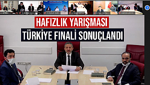 Hafızlık Yarışması'nın Türkiye finali Sonuçlandı.