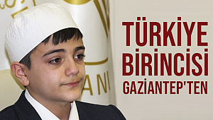 Hafızlık yarışması Türkiye birincisi Gaziantep'ten