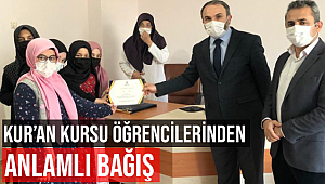 Kur'an Kursu Öğrencilerinden Anlamlı Bağış