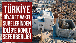 Türkiye Diyanet Vakfı şubelerinden İdlib’e konut seferberliği 