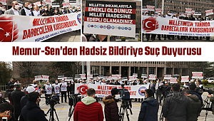 Memur-Sen'den Hadsiz Bildiriye Suç Duyurusu 