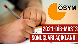 2021-DİB-MBSTS Sonuçları Açıklandı 