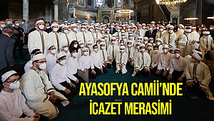 Ayasofya'da İcazet Merasimi 