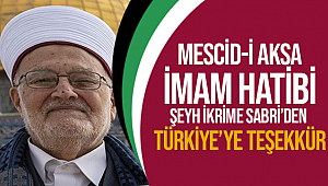 Mescid-i Aksa İmamından Türkiye’ye teşekkür