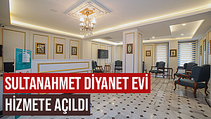 Sultanahmet Diyanet Evi Hizmete Açıldı