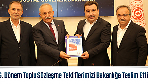 Diyanet-Sen 6. Dönem Toplu Sözleşme Tekliflerimizi Bakanlığa Teslim Etti