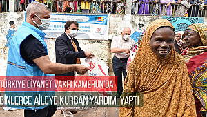 TDV Kamerun’da binlerce aileye kurban yardımı yaptı