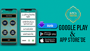  KOCA TECVİD Google Play ve App Store'de
