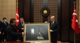 ERDOĞAN Memur-Sen Heyetini Kabul etti.