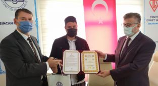 Sincan da Hafızlar Belgeyle Taçlandırıldı