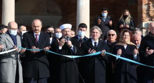 Enez Ayasofya Cami-i Şerifi, yeniden ibadete açıldı