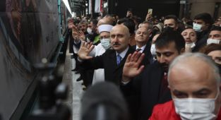 İnsani Yardım Treni’ Afganistan’a uğurlandı.
