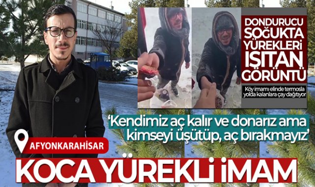 Koca yürekli imam İHA’ya konuştu