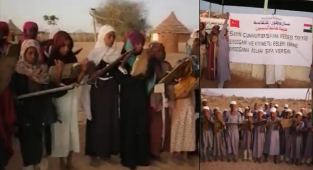 Sudanlı Kur'an Kursu talebelerinden ERDOĞAN'a dua