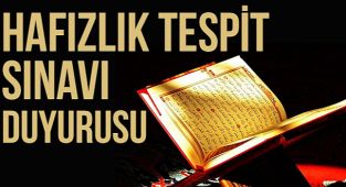 Hafızlık Tespit Sınavı Duyurusu