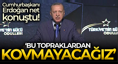 Cumhurbaşkanı Erdoğan'dan önemli açıklamalar