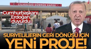 Cumhurbaşkanı Erdoğan duyurdu: Suriyelilerin geri dönüşü için yeni proje!