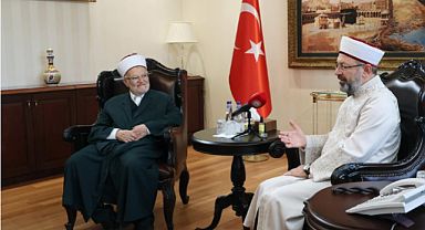 Mescid-i Aksa İmam Hatibi İkrime Sabri^'den Diyanet'e Ziyaret