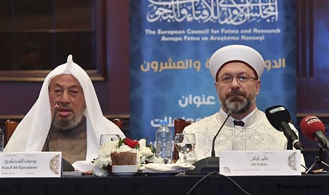 Erbaş'tan Yusuf el-Karadâvî için taziye mesajı
