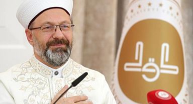 Başkan Erbaş’tan Regaib Gecesi mesajı