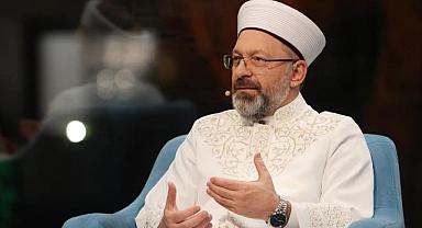 Erbaş, ilk sahurda Diyanet TV’nin konuğu oldu