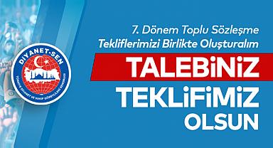 Diyanet-Sen;Talebiniz Teklifimiz Olsun