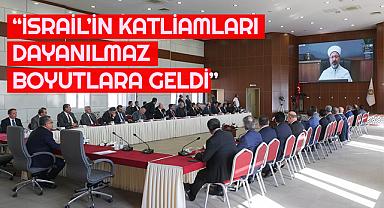 ERBAŞ;“İsrail’in katliamları dayanılmaz boyutlara geldi”