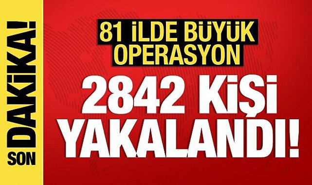 Son 3 günde 2 bin 842 firari yakalandı