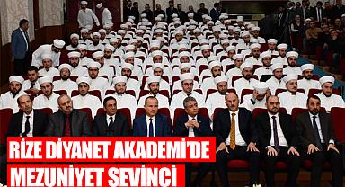Rize Diyanet Akademi'de Mezuniyet Töreni.