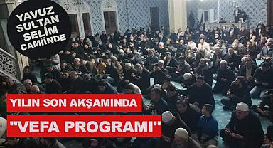 Yavuz Sultan Selim Camiinde yılın son akşamında