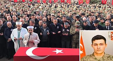 Şehit Salih Ay'a memleketi Erzincan'da son veda