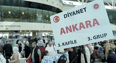 Ankara'dan ilk hac kafilesi uğurlandı