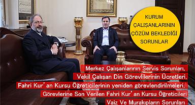 Diyanet-Sen'den Başkan ERBAŞ'a Ziyaret