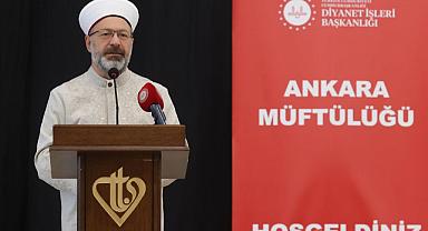 ERBAŞ;“Hayatınızı Kur’an’a göre tanzim edeceksiniz”