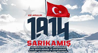 Başkan Erbaş, Sarıkamış şehitlerini andı