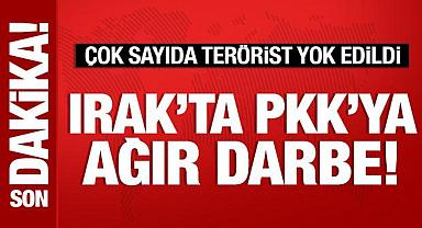 Son Dakika: Irak'ta PKK'ya ağır darbe! 14 terörist etkisiz