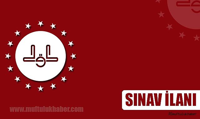 Vaizlik Sınav İlanı