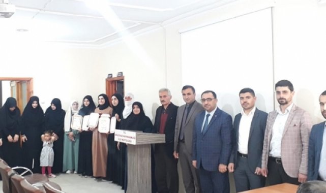 Adilcevaz'da hafızlar belgelerine kavuştu