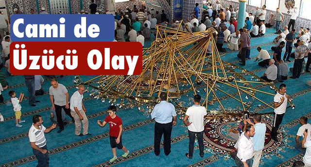 Kayseri Ahmet İnciler Camiinde üzücü olay.11 Yaralı