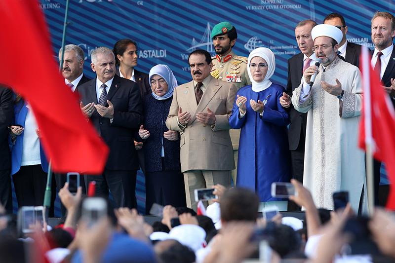 Yavuz Sultan Selim Köprüsü dualarla açıldı