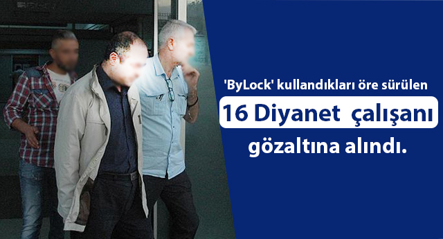 Diyanet çalışanlarına FETÖ operasyonu