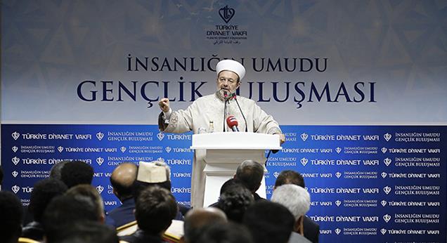 Diyanet İşleri Başkanı Görmez, Kayseri'de Gençlik Buluşmasında