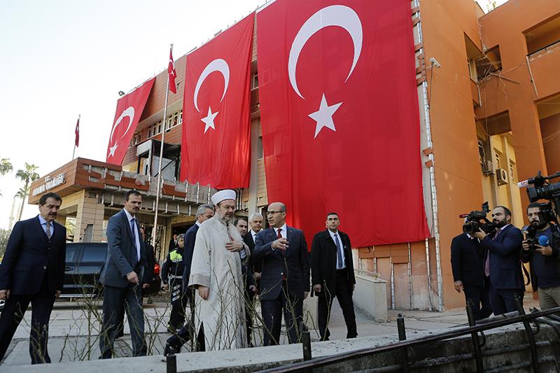 Başkan Görmez, Adana Valiliğine geçmiş olsun ziyaretinde bulundu...