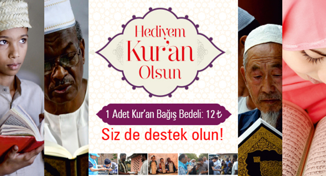 Rize Müftülüğünden Hediyem Kur'an Olsun Kampanyası