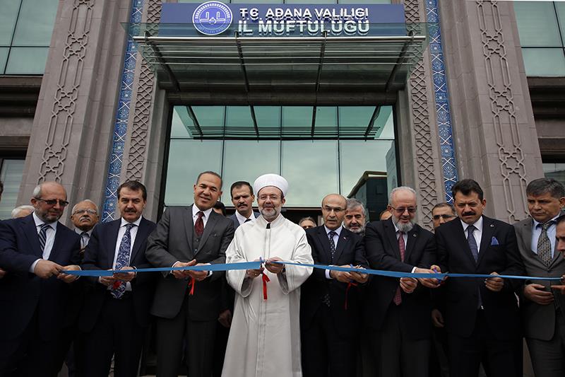 Başkan Görmez, Adana İl Müftülüğü hizmet binasının açılışını yaptı.